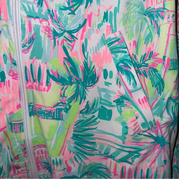 Lilly Pulitzer UPF 50+ Luxletic Hadlee Tennis Jacket Multi Perfect Match Size S - Picture 3 of 5